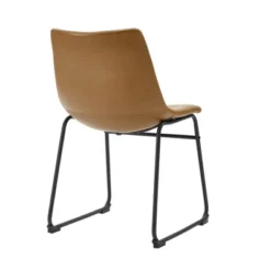 Set Of 2 Laslo Modern Upholstered Faux Leather Dining Chairs - Saracina Home -Saracina Home Shop GUEST 9c08c6e5 09f4 403a 844a a5fe7811db86