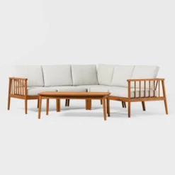 Saracina Home 6pc Modern Boho Outdoor Eucalyptus Spindle Sectional -Saracina Home Shop GUEST 9c16328e 5a66 4ffc 8141 a2a60ce01c81