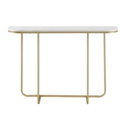 Megan Modern Glam Curved Console Table Faux White Marble/Gold - Saracina Home 12 Megan Modern Glam Curved Console Table Faux White Marble/Gold - Saracina Home -Saracina Home Shop GUEST 9c4dc3eb d351 4801 920b 2b36439f8fed