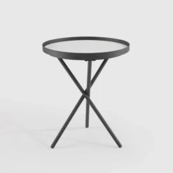 Modern Minimalist Intersecting Tripod Leg Side Table Black/Faux White Marble - Saracina Home 12 Modern Minimalist Intersecting Tripod Leg Side Table Black/Faux White Marble - Saracina Home -Saracina Home Shop GUEST 9c63270b 2b0f 47bd 80c6 5ee6ffc4f68d