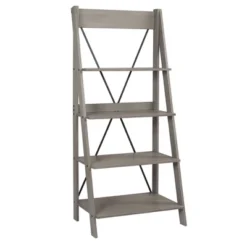 68.25" Boho 4 Tier Solid Wood Ladder Bookshelf Plant Stand - Saracina Home 25 68.25" Boho 4 Tier Solid Wood Ladder Bookshelf Plant Stand - Saracina Home -Saracina Home Shop GUEST 9e1ac1c6 97f2 43e5 b491 c02e06933d72