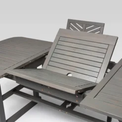 5pc Slatted Extendable Acacia Wood Patio Dining Set - Saracina Home -Saracina Home Shop GUEST 9e2eeb34 ef6f 4427 ba54 634090a28364