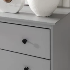 Stiva Classic Mid-Century Modern Vertical 4 Drawer Dresser Gray - Saracina Home -Saracina Home Shop GUEST a11feec8 8bca 4e77 a070 4513141c5995