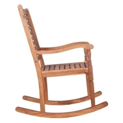 Bamberg Transitional Acacia Wood Outdoor Rocking Chair - Saracina Home 15 Bamberg Transitional Acacia Wood Outdoor Rocking Chair - Saracina Home -Saracina Home Shop GUEST a3d1d40e 25e3 46f0 89f7 27e03efb18b7