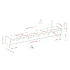 Modern Minimalist Floating TV Stand For TVs Up To 70" With Open Storage - Saracina Home 19 Modern Minimalist Floating TV Stand For TVs Up To 70" With Open Storage - Saracina Home -Saracina Home Shop GUEST a4a8c275 385c 438c 89ed a40243a9acca