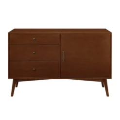Mid-Century Modern With Closed Storage TV Stand For TVs Up To 58" Walnut - Saracina Home 27 Mid-Century Modern With Closed Storage TV Stand For TVs Up To 58" Walnut - Saracina Home -Saracina Home Shop GUEST a7464c94 29d8 4553 a384 f28171a991b0