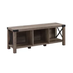 Sophie Rustic Industrial X Frame Entry Bench With 3 Cubbies - Saracina Home 22 Sophie Rustic Industrial X Frame Entry Bench With 3 Cubbies - Saracina Home -Saracina Home Shop GUEST a863c7e7 77d8 4b46 879e 3c5bb644f8d5