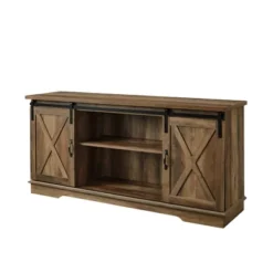 Modern Transitional Sliding Barndoor TV Stand For TVs Up To 65"- Saracina Home 38 Modern Transitional Sliding Barndoor TV Stand For TVs Up To 65"- Saracina Home -Saracina Home Shop GUEST a8e3aaa4 53bc 4379 adde 6b8386c5e4e1