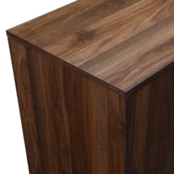 44" Mid-Century Modern Asymmetrical Sideboard Dark Walnut - Saracina Home 5 44" Mid-Century Modern Asymmetrical Sideboard Dark Walnut - Saracina Home -Saracina Home Shop GUEST a9f195b1 5f71 4b42 95c3 56e134148815