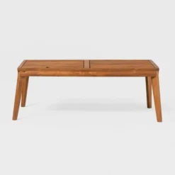 Saracina Home Acacia Mid-Century Modern Rectangle Slatted Patio Coffee Table -Saracina Home Shop GUEST ab006353 f4ab 418f 864b 8ef9cc7fc7cd