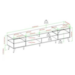 Mid-Century Modern Wide Storage TV Stand For TVs Up To 90" - Saracina Home 19 Mid-Century Modern Wide Storage TV Stand For TVs Up To 90" - Saracina Home -Saracina Home Shop GUEST ab849d12 16de 4623 8ed9 7b3fa2bb7fe4