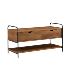 Modern 2 Drawer Storage Entry Bench - Saracina Home -Saracina Home Shop GUEST abd502cb d546 4836 85b1 69b1749b1a09