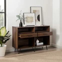 Modern Hairpin Leg Storage Console Table - Saracina Home -Saracina Home Shop GUEST ae1cec53 f20e 4fa0 8177 fd4d1768ea44