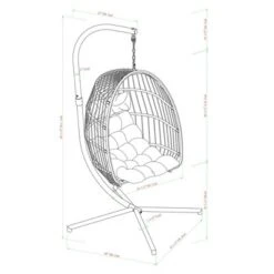 Toluca Hanging Outdoor Boho Egg Chair With Cushion - Saracina Home 18 Toluca Hanging Outdoor Boho Egg Chair With Cushion - Saracina Home -Saracina Home Shop GUEST b0198d06 b098 4685 beec 4fa58d027b8d