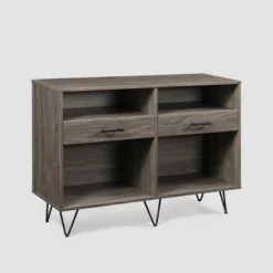 Modern Hairpin Leg Storage Console Table - Saracina Home -Saracina Home Shop GUEST b0538cdc ba3d 4470 b788 cd37cd85d031