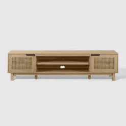 Modern Boho Storage TV Stand For TVs Up To 80" With Rattan Doors - Saracina Home 19 Modern Boho Storage TV Stand For TVs Up To 80" With Rattan Doors - Saracina Home -Saracina Home Shop GUEST b0d8acef 9f03 4235 95e4 57c3710f0a4e