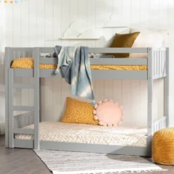 Twin Over Twin Wood Detachable Slat Bunk Bed - Saracina Home 28 Twin Over Twin Wood Detachable Slat Bunk Bed - Saracina Home -Saracina Home Shop GUEST b1c2a3d0 4f3c 4fcc 8b66 8703ed708e10