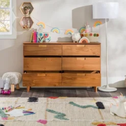 Mid-Century Modern Groove Wood 6 Drawer Dresser - Saracina Home 36 Mid-Century Modern Groove Wood 6 Drawer Dresser - Saracina Home -Saracina Home Shop GUEST b23f9ced 0f20 4832 b513 915786661b90