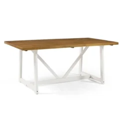 72" Solid Wood Trestle Dining Table - Saracina Home 11 72" Solid Wood Trestle Dining Table - Saracina Home -Saracina Home Shop GUEST b26ee083 34a0 48ae 8628 5b3a21d31163