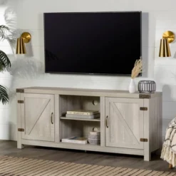 Clarabelle Farmhouse Barn Door TV Stand For TVs Up To 60" - Saracina Home 22 Clarabelle Farmhouse Barn Door TV Stand For TVs Up To 60" - Saracina Home -Saracina Home Shop GUEST b318f6a5 5faf 41af 982a a74a71a1a550