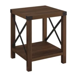 Sophie Rustic Industrial X Frame Side Table - Saracina Home -Saracina Home Shop GUEST b38fb952 0582 4a7b a09a bddaae21d7c2