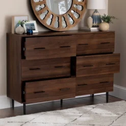 Higgins Modern Horizontal 6 Drawer Dresser - Saracina Home 20 Higgins Modern Horizontal 6 Drawer Dresser - Saracina Home -Saracina Home Shop GUEST b51baecc 8022 4031 8aac a3ba997bb471