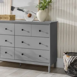 Stiva Classic Mid-Century Modern Horizontal 6 Drawer Dresser - Saracina Home 27 Stiva Classic Mid-Century Modern Horizontal 6 Drawer Dresser - Saracina Home -Saracina Home Shop GUEST b6ac3720 5c6e 4c37 885d dc763e205949