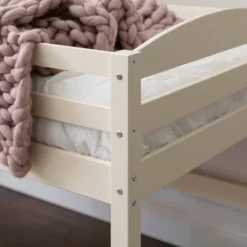 Twin Solid Pine Wood Low Loft Bed White - Saracina Home 13 Twin Solid Pine Wood Low Loft Bed White - Saracina Home -Saracina Home Shop GUEST b7664eda 78f2 439f 81c8 1dc9fc387698