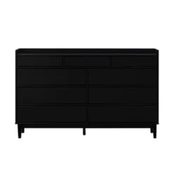 Mid-Century Modern Solid Wood 9 Drawer Horizontal Dresser - Saracina Home -Saracina Home Shop GUEST b8326513 d1f9 4b66 aa98 cbcef4c3e0c3