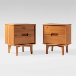Mid-Century Modern Wood Nightstand - Saracina Home -Saracina Home Shop GUEST ba155c5a 2d30 4a7d a041 aa93a2472c72