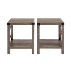 Set Of 2 Sophie Rustic Farmhouse X Frame Side Tables - Saracina Home 19 Set Of 2 Sophie Rustic Farmhouse X Frame Side Tables - Saracina Home -Saracina Home Shop GUEST ba192e9c bdb3 4fbc b015 1e016932d4a2