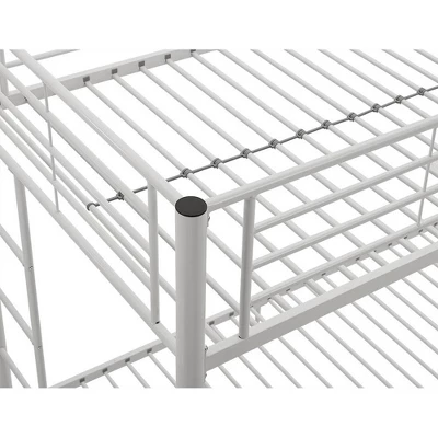 Twin Over Full Analise Metal Bunk Bed - Saracina Home 2 Twin Over Full Analise Metal Bunk Bed - Saracina Home - Image 2
