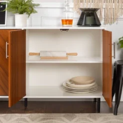 Angelo Modern Bookmatch 4 Door Sideboard - Saracina Home 32 Angelo Modern Bookmatch 4 Door Sideboard - Saracina Home -Saracina Home Shop GUEST ba89d678 8dd9 46a1 8251 7f415b864885