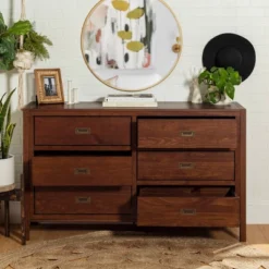 Classic Horizontal Bedroom 6 Drawer Dresser - Saracina Home -Saracina Home Shop GUEST bdfbac6a 5616 46d4 920b 72574a53253a