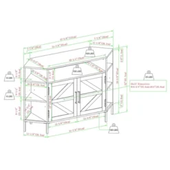 Atticus Modern Farmhouse 2 Door Corner TV Stand For TVs Up To 55" Rustic Oak - Saracina Home 17 Atticus Modern Farmhouse 2 Door Corner TV Stand For TVs Up To 55" Rustic Oak - Saracina Home -Saracina Home Shop GUEST be7fd8ed 5976 4d60 b751 9a39a330340e