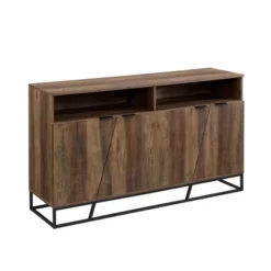 58" 4 Door Contemporary Storage Console Sideboard - Saracina Home -Saracina Home Shop GUEST bec8a305 7274 488d 8649 cb82de85e72d