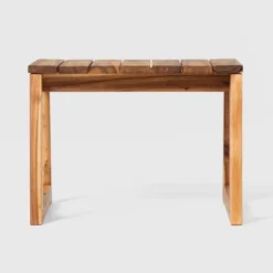 Saracina Home Modern Slatted Rectangle Outdoor Acacia Accent Table 13 Saracina Home Modern Slatted Rectangle Outdoor Acacia Accent Table -Saracina Home Shop GUEST bf72bab5 006f 4c8b af44 7b2d028c4a03