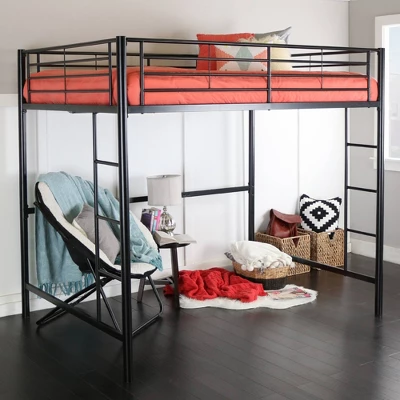Full Size Metal Platform Loft Bed - Saracina Home 5 Full Size Metal Platform Loft Bed - Saracina Home - Image 5