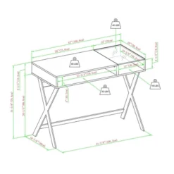 Modern Mixed Material Open Storage Computer Desk - Saracina Home 11 Modern Mixed Material Open Storage Computer Desk - Saracina Home -Saracina Home Shop GUEST c3d8ed95 ff96 4e65 9af9 0c9c2c1c22e3