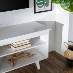 Modern Contemporary Simple Wood Storage Console TV Stand For TVs Up To 65" - Saracina Home 24 Modern Contemporary Simple Wood Storage Console TV Stand For TVs Up To 65" - Saracina Home -Saracina Home Shop GUEST c663dfb3 86ca 406d 926a ed8aba1c5411