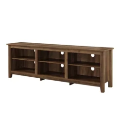 Transitional 6 Cubby Wood Open Storage Wood TV Stand For TVs Up To 80"- Saracina Home 25 Transitional 6 Cubby Wood Open Storage Wood TV Stand For TVs Up To 80"- Saracina Home -Saracina Home Shop GUEST c721382d 63e9 44f2 b465 86684712d38c
