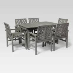 7pc Slatted Extendable Acacia Wood Patio Dining Set - Saracina Home 13 7pc Slatted Extendable Acacia Wood Patio Dining Set - Saracina Home -Saracina Home Shop GUEST ccec9c28 af04 46c7 a4f0 9c8b4675b205