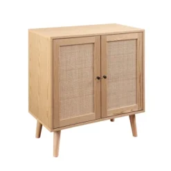 Modern Boho Wood And Rattan 2 Door Accent Cabinet - Saracina Home 21 Modern Boho Wood And Rattan 2 Door Accent Cabinet - Saracina Home -Saracina Home Shop GUEST cf2c9efc 4cc2 4cfc a421 0d2c23046722