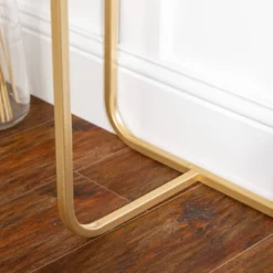 Megan Modern Glam Curved Console Table Faux White Marble/Gold - Saracina Home 14 Megan Modern Glam Curved Console Table Faux White Marble/Gold - Saracina Home -Saracina Home Shop GUEST d0364fdf b4da 4396 b096 4a44c6daa037