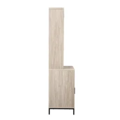 64.12" Orin Modern 2 Door Bookshelf Hutch - Saracina Home -Saracina Home Shop GUEST d0dc608a ef80 4ec9 9a37 4650787193f3