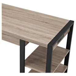 60" Industrial Transitional Tech Desk With USB - Saracina Home 11 60" Industrial Transitional Tech Desk With USB - Saracina Home -Saracina Home Shop GUEST d0f4e76a cce8 490e a9f2 16c8c2cded25