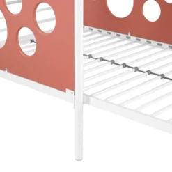 Twin Modern Cut-Out L-Shaped Metal Bunk Bed - Saracina Home -Saracina Home Shop GUEST d136bdc3 f058 4dfd 808e 90088fa20ede