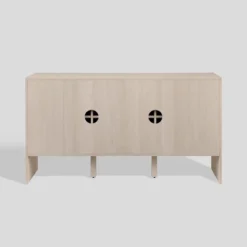 Modern Staggered Vertical Accent 3 Door Sideboard - Saracina Home 12 Modern Staggered Vertical Accent 3 Door Sideboard - Saracina Home -Saracina Home Shop GUEST d155b864 442c 48b8 a49f 4abbde8f94db