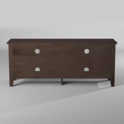 Transitional 4 Cubby Wood Open Storage TV Stand For TVs Up To 65"- Saracina Home -Saracina Home Shop GUEST d19d33bf 7971 4a2c 9f62 7f842ee0c099