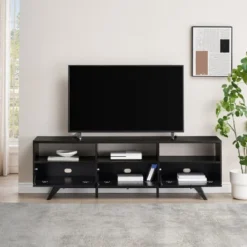 Mid-Century Modern Low TV Stand With Storage For TVs Up To 80" - Saracina Home 15 Mid-Century Modern Low TV Stand With Storage For TVs Up To 80" - Saracina Home -Saracina Home Shop GUEST d3cb86c7 c131 4ac5 849f d42c4bc78f3a